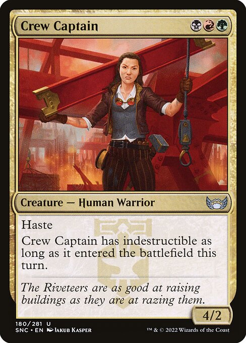 Streets of New Capenna - 180 - Crew Captain - Uncommon - Multi - Non-foil