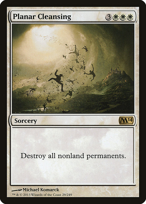 Magic 2014 - 29 - Planar Cleansing - Rare - W - Non-foil