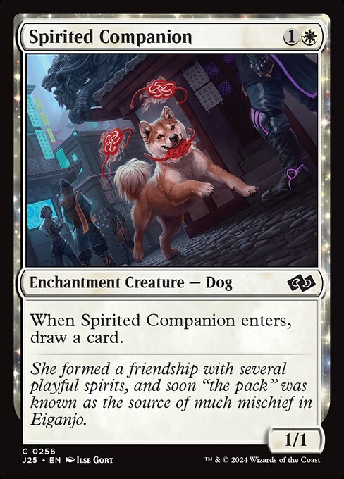 Foundations Jumpstart - 256 - Spirited Companion - Common - W - Non-foil