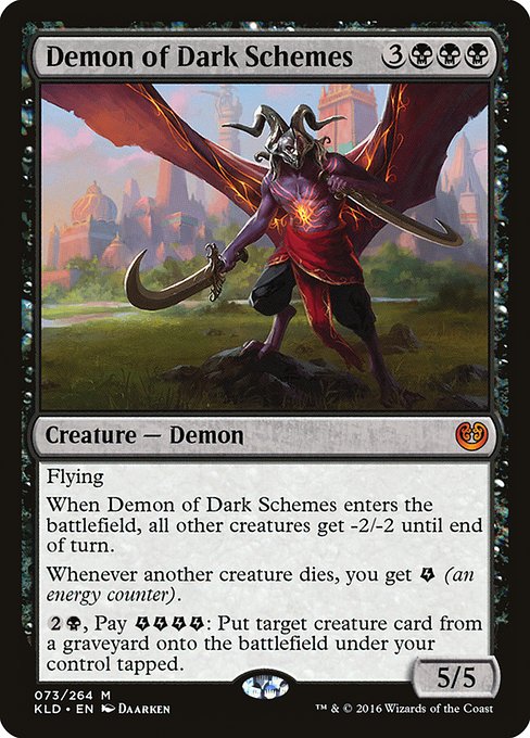 Kaladesh - 73 - Demon of Dark Schemes - Mythic - B - Non-foil