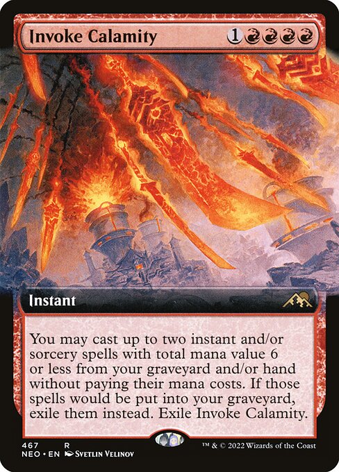 Kamigawa: Neon Dynasty - 467 - Invoke Calamity - Rare - R - Non-foil