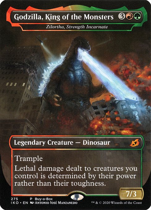 Ikoria: Lair of Behemoths - 275 - Zilortha, Strength Incarnate - Mythic - RG - Non-foil
