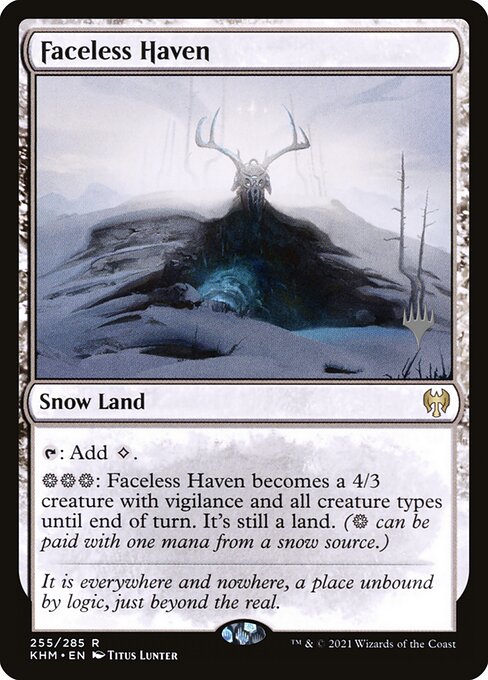 Kaldheim Promos - 255p - Faceless Haven - Rare - C - Foil - Promo