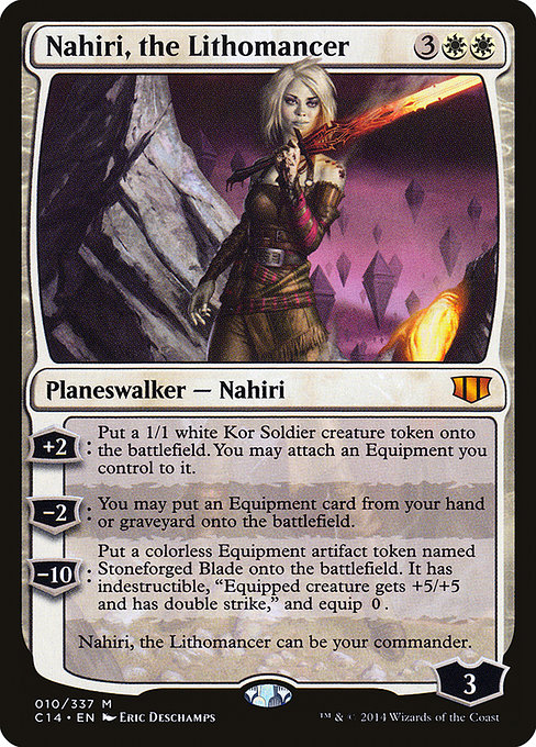 Commander 2014 - 10 - Nahiri, the Lithomancer - Mythic - W - Non-foil