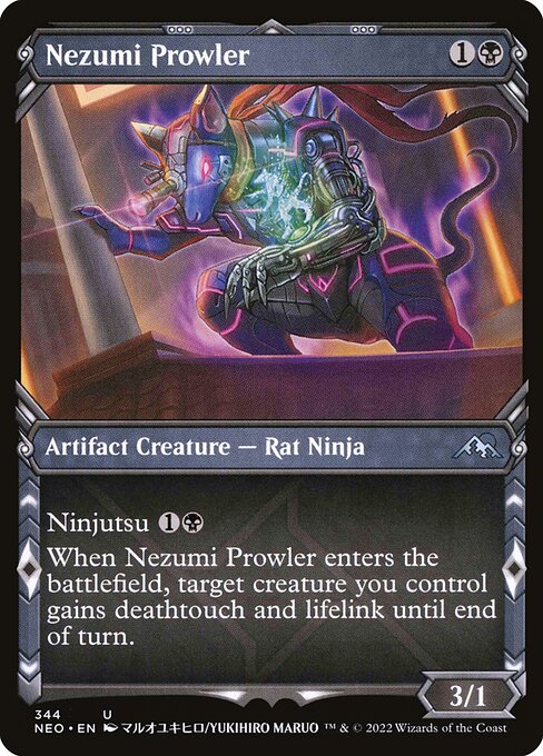 Kamigawa: Neon Dynasty - 344 - Nezumi Prowler - Uncommon - B - Non-foil