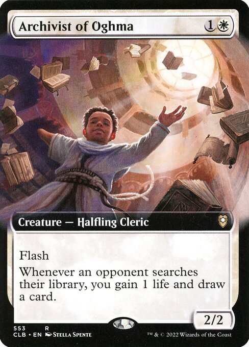 Commander Legends: Battle for Baldur's Gate - 553 - Archivist of Oghma - Rare - W - Non-foil