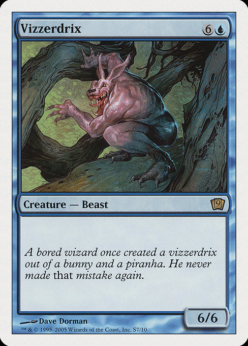 Ninth Edition - S7 - Vizzerdrix - Rare - U - Non-foil - Promo