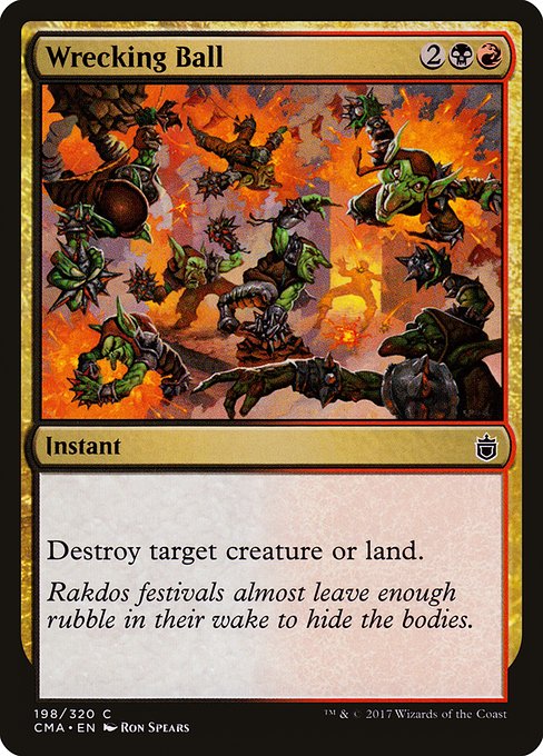 Commander Anthology - 198 - Wrecking Ball - Common - BR - Non-foil