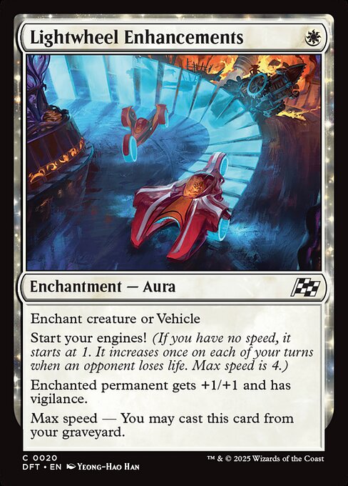 Aetherdrift - 20 - Lightwheel Enhancements - Common - W - Non-foil