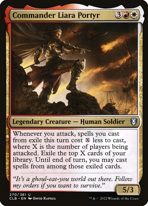 Commander Legends: Battle for Baldur's Gate - 270 - Commander Liara Portyr - Uncommon - WR - Non-foil