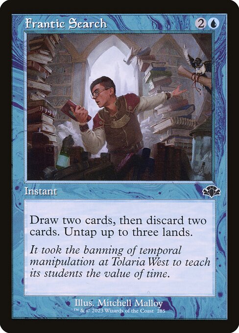 Dominaria Remastered - 285 - Frantic Search - Common - U - Non-foil
