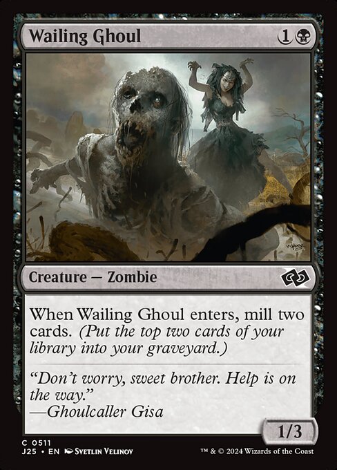 Foundations Jumpstart - 511 - Wailing Ghoul - Common - B - Non-foil