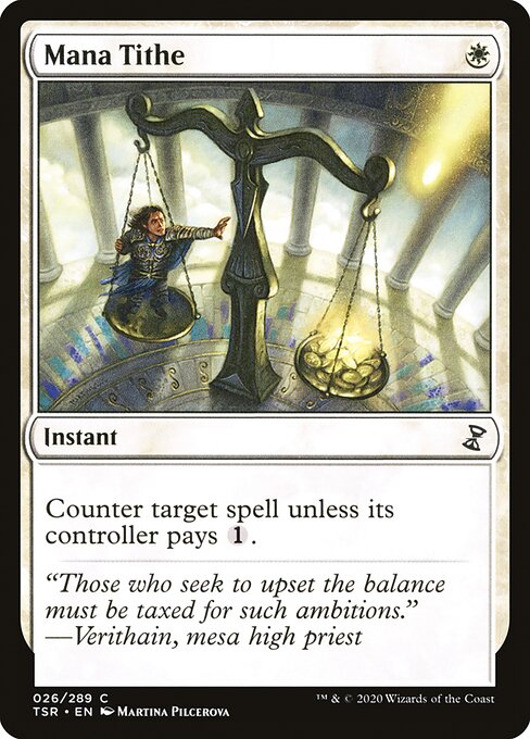 Time Spiral Remastered - 26 - Mana Tithe - Common - W - Non-foil
