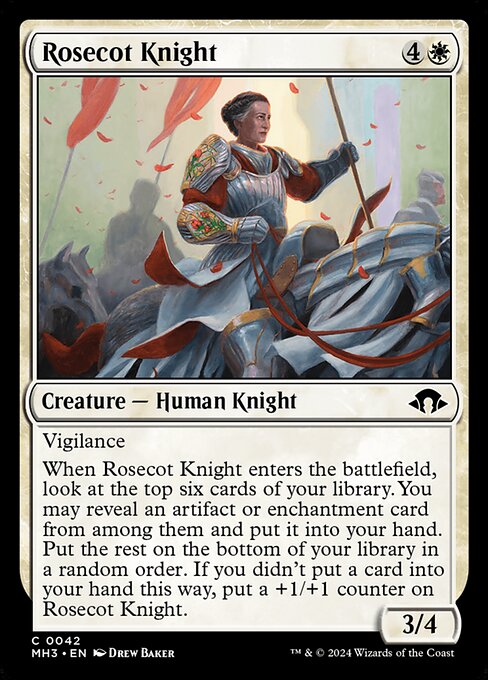 Modern Horizons 3 - 42 - Rosecot Knight - Common - W - Non-foil