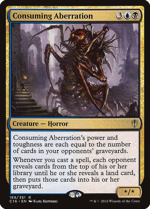 Commander 2016 - 189 - Consuming Aberration - Rare - UB - Non-foil