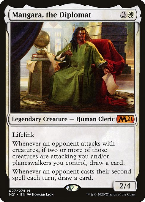 Core Set 2021 - 27 - Mangara, the Diplomat - Mythic - W - Non-foil
