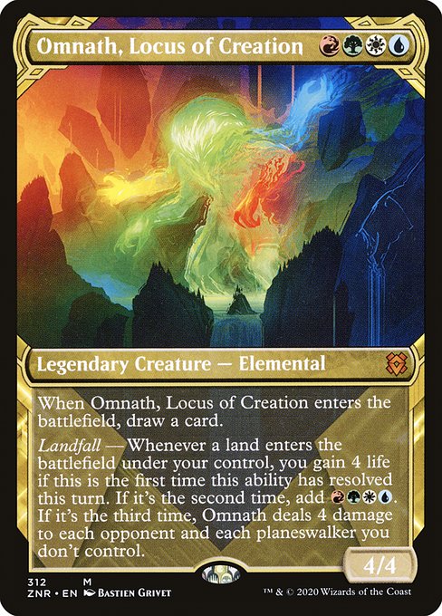 Zendikar Rising - 312 - Omnath, Locus of Creation - Mythic - Multi - Foil