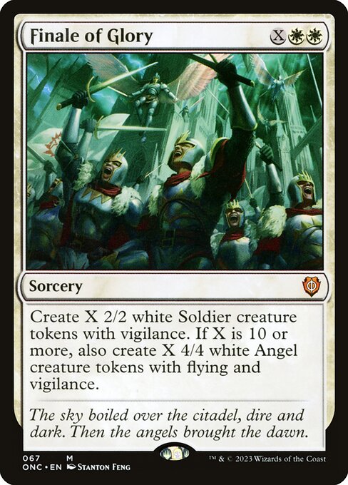 Phyrexia: All Will Be One Commander - 67 - Finale of Glory - Mythic - W - Non-foil