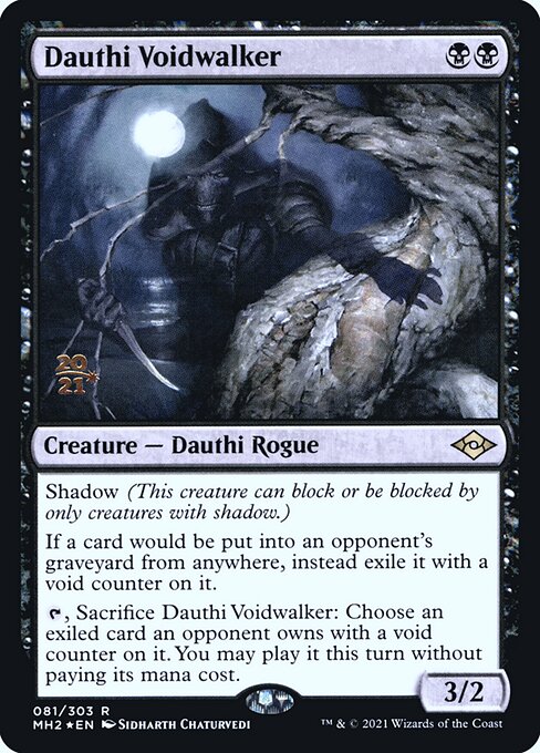 Modern Horizons 2 Promos - 81s - Dauthi Voidwalker - Rare - B - Foil - Datestamped Promo