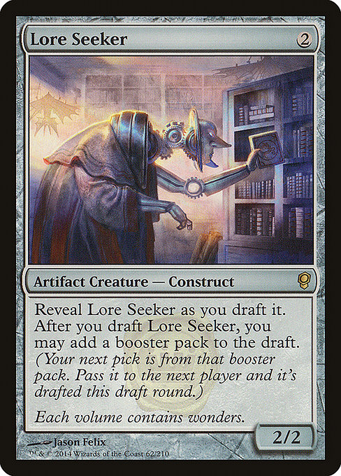 Conspiracy - 62 - Lore Seeker - Rare - C - Foil