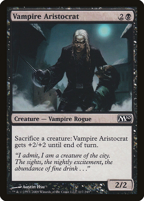 Magic 2010 - 117 - Vampire Aristocrat - Common - B - Non-foil