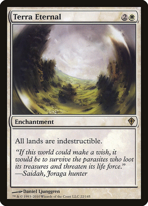 Worldwake - 22 - Terra Eternal - Rare - W - Non-foil
