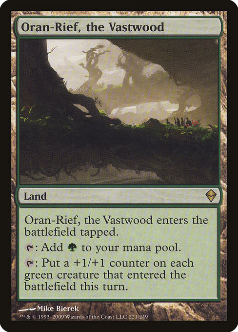 Zendikar - 221 - Oran-Rief, the Vastwood - Rare - C - Non-foil
