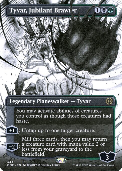 Phyrexia: All Will Be One - 344 - Tyvar, Jubilant Brawler - Rare - BG - Non-foil