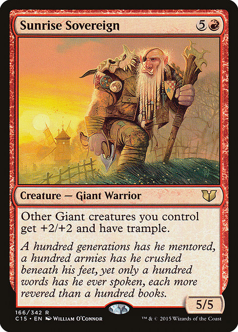 Commander 2015 - 166 - Sunrise Sovereign - Rare - R - Non-foil