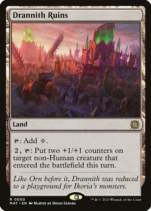 March of the Machine: The Aftermath - 50 - Drannith Ruins - Rare - C - Foil