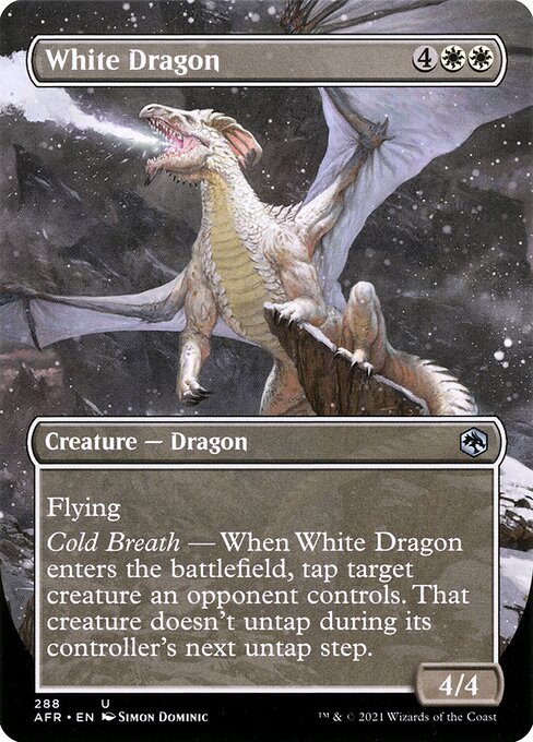Adventures in the Forgotten Realms - 288 - White Dragon - Uncommon - W - Non-foil