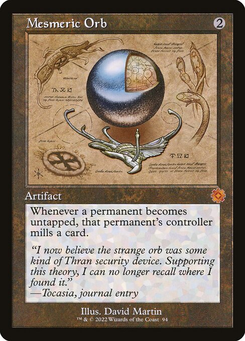 The Brothers' War Retro Artifacts - 94 - Mesmeric Orb - Mythic - C - Non-foil