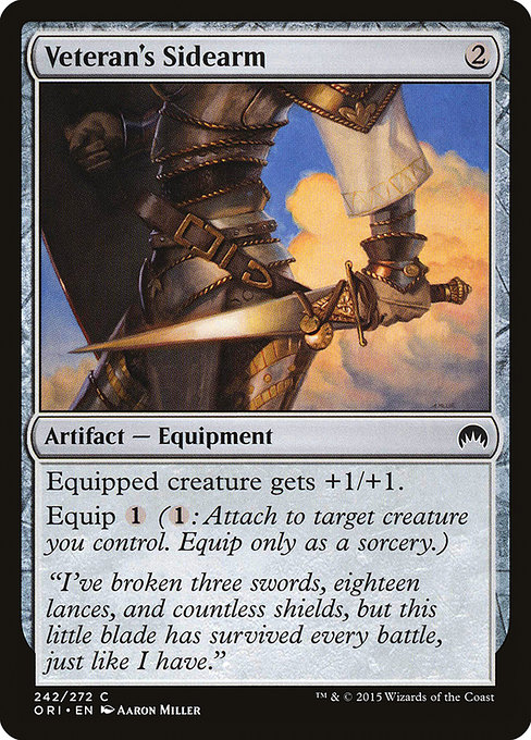 Magic Origins - 242 - Veteran's Sidearm - Common - C - Non-foil