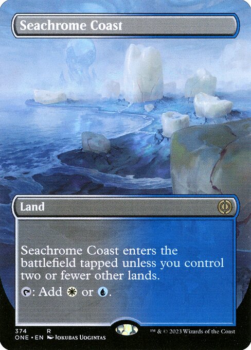 Phyrexia: All Will Be One - 374 - Seachrome Coast - Rare - C - Non-foil