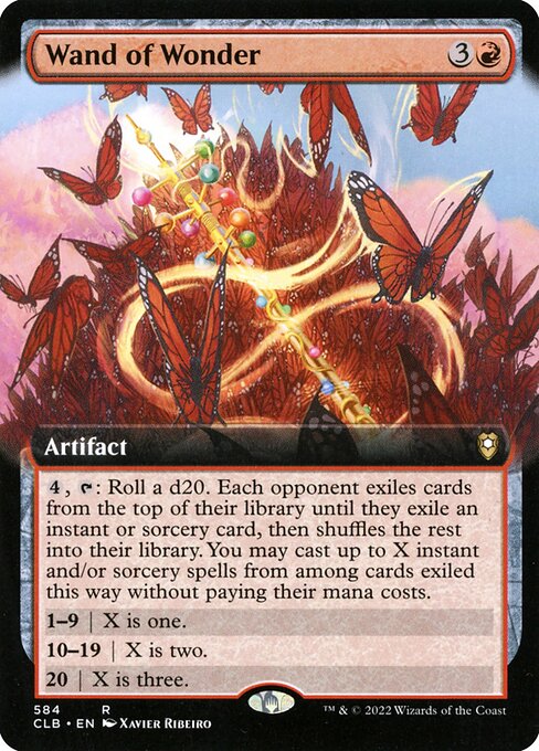 Commander Legends: Battle for Baldur's Gate - 584 - Wand of Wonder - Rare - R - Non-foil