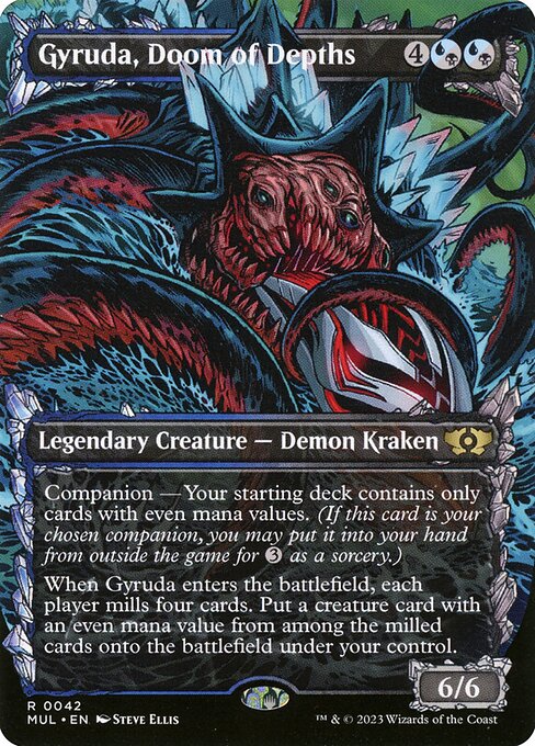 Multiverse Legends - 42 - Gyruda, Doom of Depths - Rare - UB - Foil