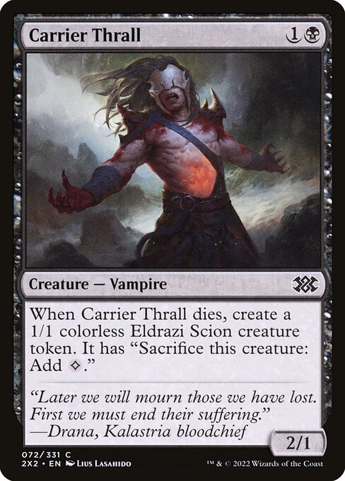 Double Masters 2022 - 72 - Carrier Thrall - Common - B - Non-foil