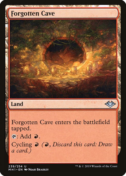 Modern Horizons - 239 - Forgotten Cave - Uncommon - C - Non-foil