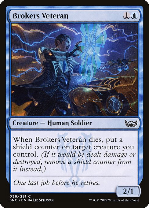 Streets of New Capenna - 36 - Brokers Veteran - Common - U - Non-foil