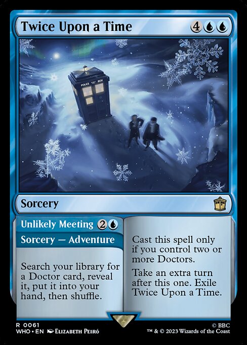 Doctor Who - 61 - Twice Upon a Time // Unlikely Meeting - Rare - U - Foil