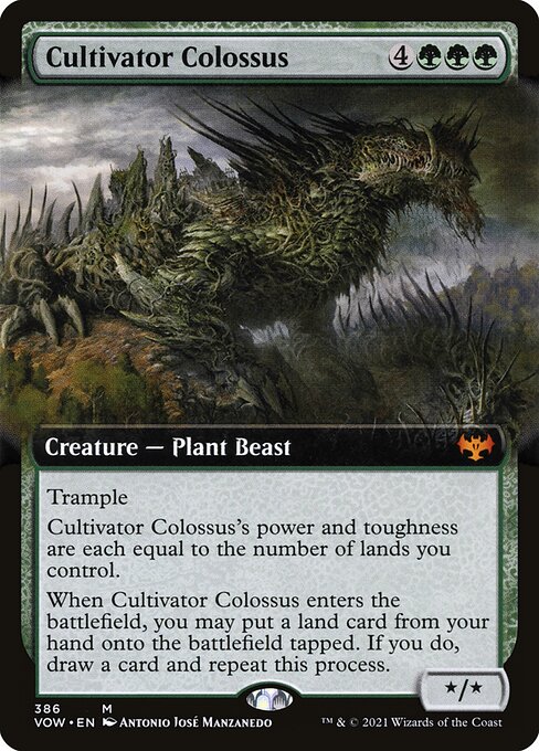 Innistrad: Crimson Vow - 386 - Cultivator Colossus - Mythic - G - Non-foil