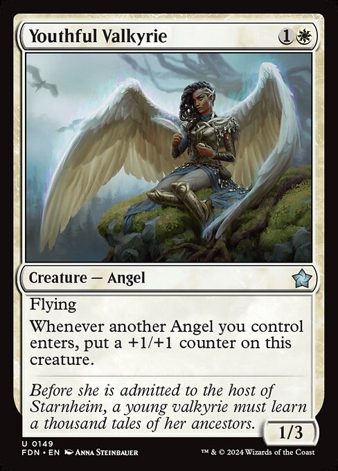 Foundations - 149 - Youthful Valkyrie - Uncommon - W - Non-foil