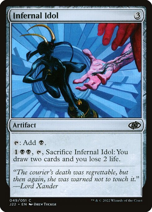 Jumpstart 2022 - 49 - Infernal Idol - Common - C - Non-foil