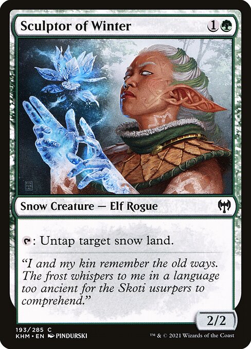 Kaldheim - 193 - Sculptor of Winter - Common - G - Non-foil