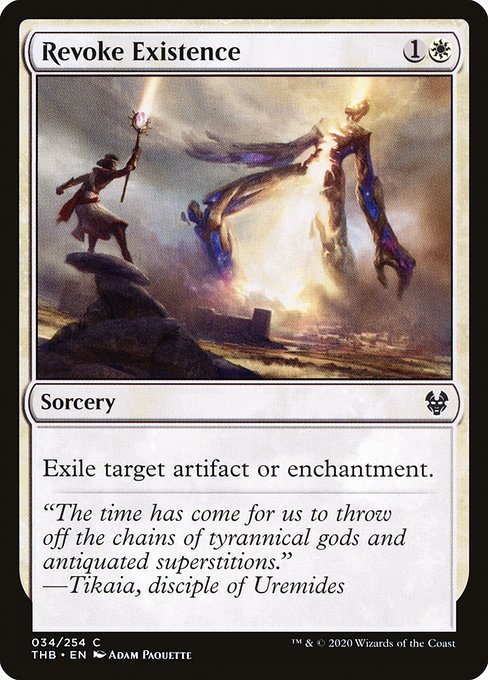Theros Beyond Death - 34 - Revoke Existence - Common - W - Non-foil