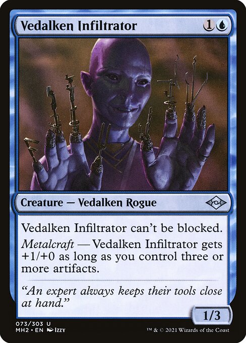 Modern Horizons 2 - 73 - Vedalken Infiltrator - Uncommon - U - Non-foil