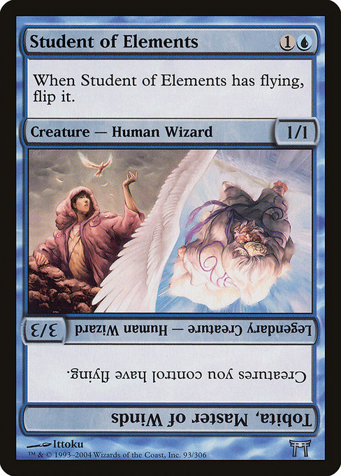 Champions of Kamigawa - 93 - Student of Elements // Tobita, Master of Winds - Uncommon - U - Non-foil