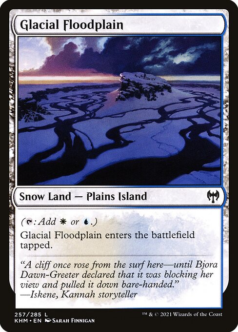 Kaldheim - 257 - Glacial Floodplain - Common - C - Non-foil