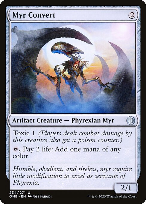 Phyrexia: All Will Be One - 234 - Myr Convert - Uncommon - C - Foil