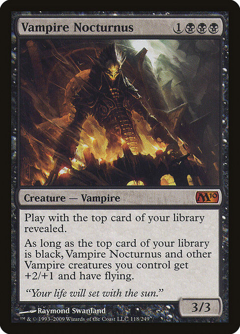Magic 2010 - 118 - Vampire Nocturnus - Mythic - B - Non-foil